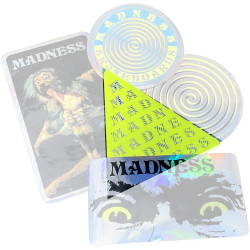 Pegatina Madness Insane Triangle yellow - Imagen 2