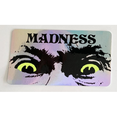 Pegatina Madness Insane Eyes Mirror