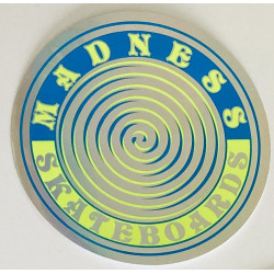 Madness Insane OG Round Blue Mirror | Independent Skateshop