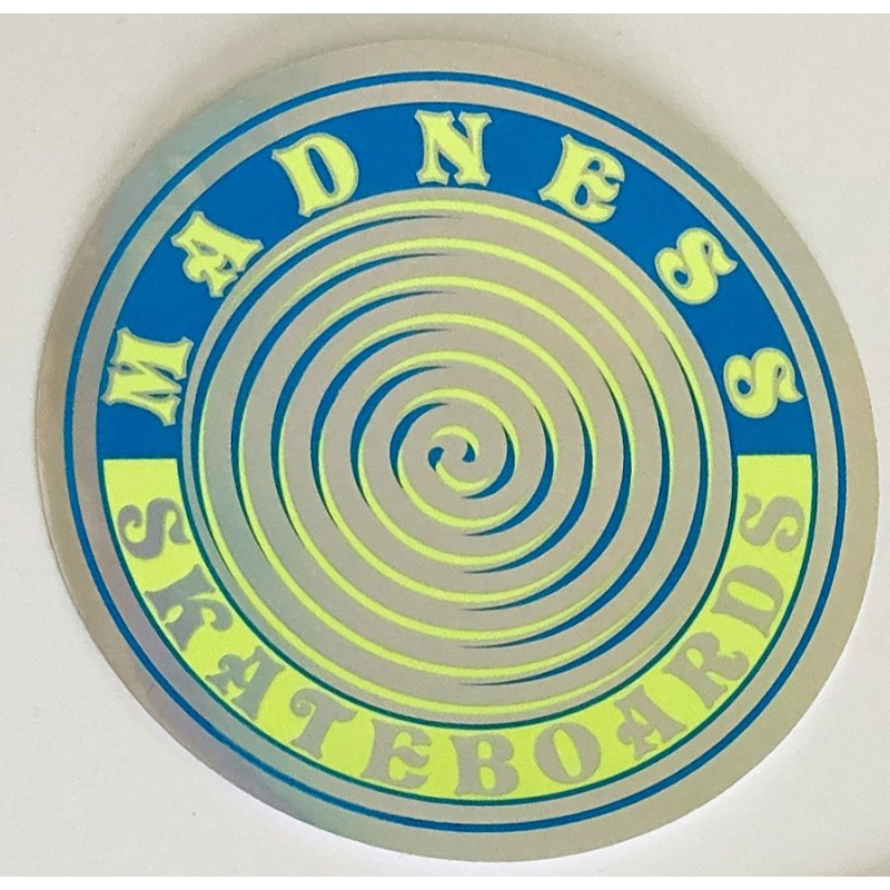 Sticker Madness Insane OG Round Blue Mirror - Image 98660