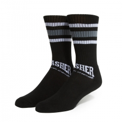 HUF Center Field Black x Thrasher socks