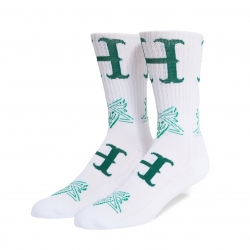 HUF Duality White x Thrasher socks