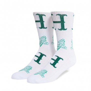 HUF Duality White x Thrasher Chaussettes