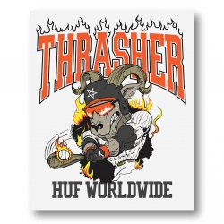 HUF Rincon x Thrasher sticker