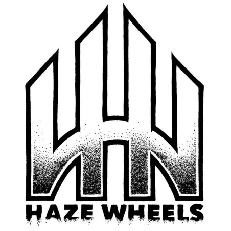 Pegatina Haze Wheels Logotipo utilizado
