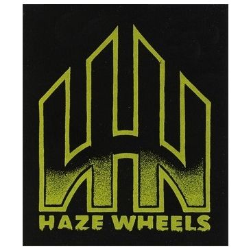 Haze Wheels Logo nero / verde Etichetta